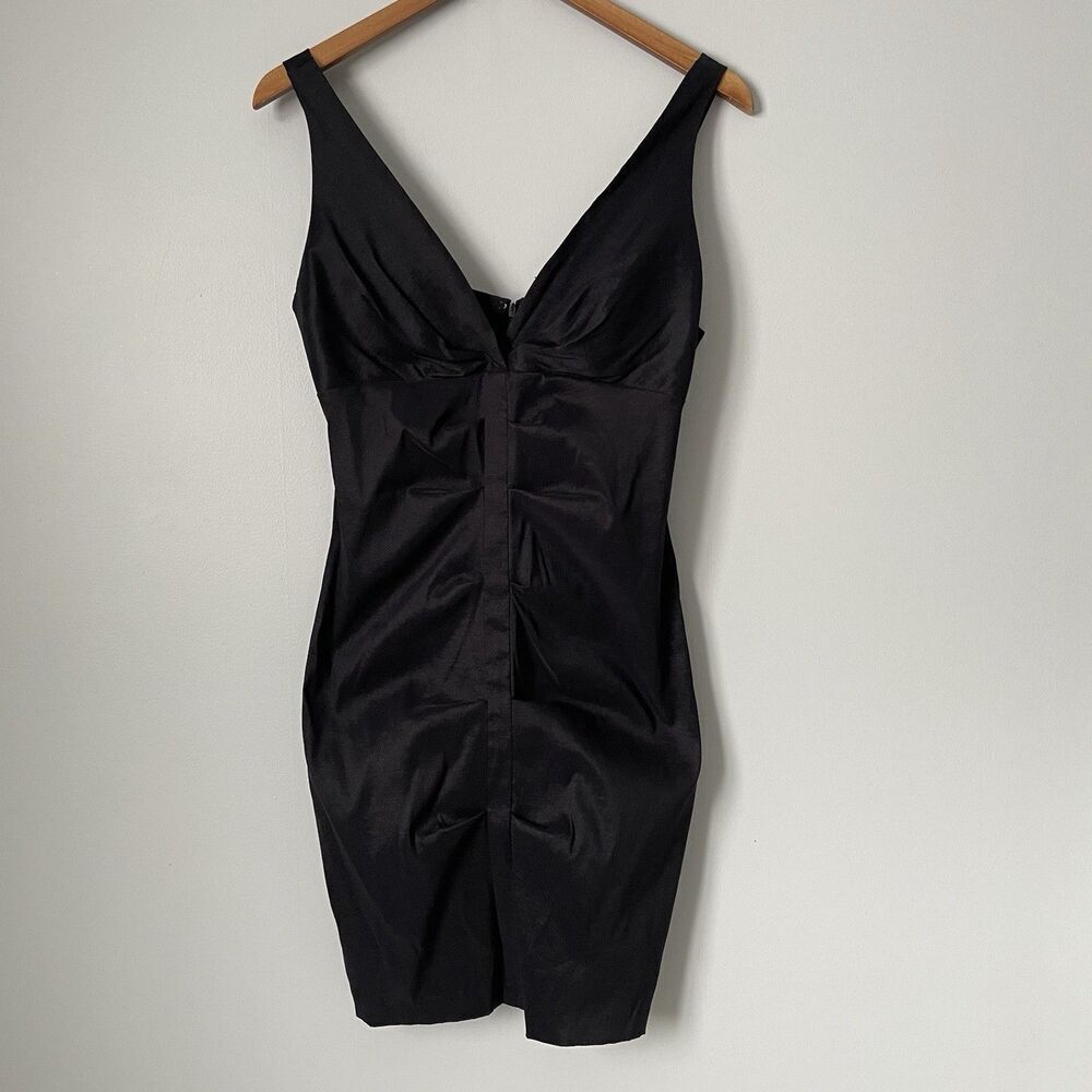 Vintage Profile y2k 2000's Formal Dress Sleeveless Ruched Form Fitting Women's 9